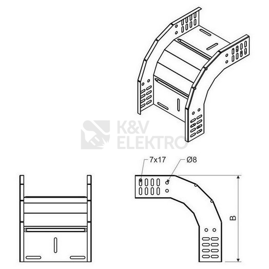 Obrázek produktu OBLOUK KLESAJICI 90° KO 90X60X150 S 3