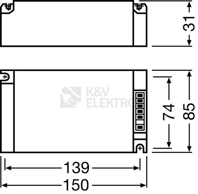 Obrázek produktu Elektronický předřadník OSRAM POWERTRONIC PTI 150/220-240 S 2