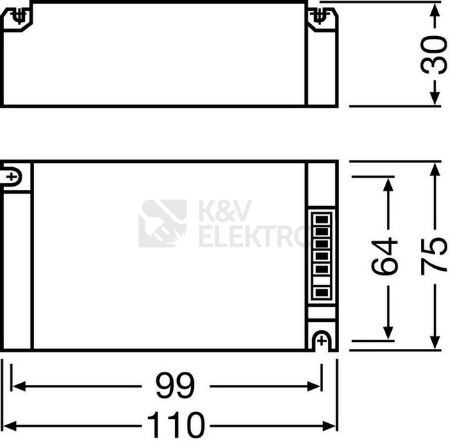 Obrázek produktu Elektronický předřadník OSRAM POWERTRONIC PTI 70/220-240 S 2