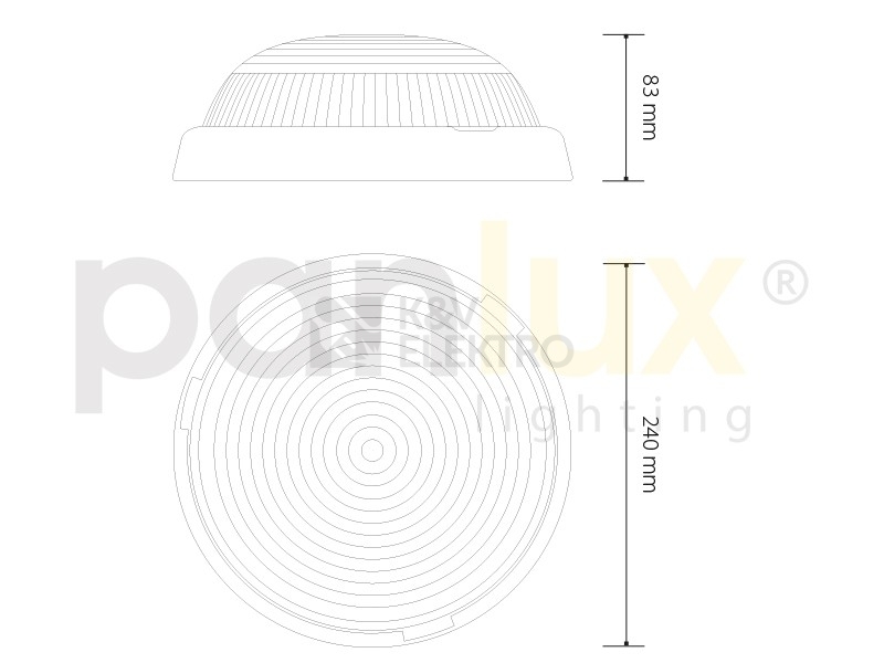 Obrázek produktu LED svítidlo Panlux LADY matné 8W IP44 teplá bílá 3000K PN31100001 4