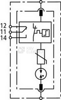 Obrázek produktu  Svodič přepětí DEHNguard S FM 1p Uc 275V AC 952087 1