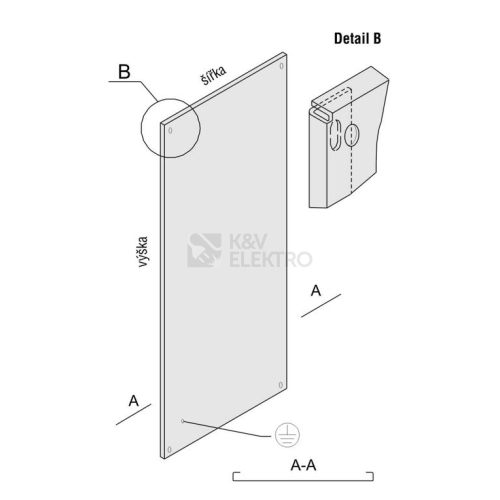 Montážní deska 1890x470mm pro skříně RFA-LT MP 820L 058600000820