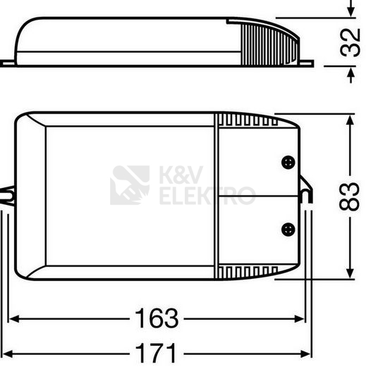 Obrázek produktu Elektronický předřadník OSRAM POWERTRONIC PTI 70/220-240 I 2