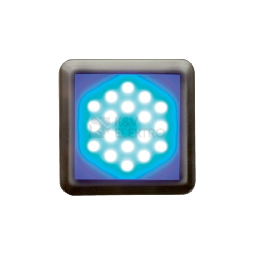 Svítidlo DEKORA 2 dekorativní LED nerez modrá Panlux D2/NM