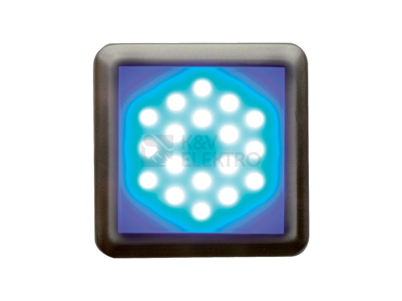 Obrázek produktu  Svítidlo DEKORA 2 dekorativní LED nerez modrá Panlux D2/NM 0