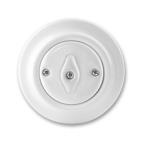 ABB Decento vypínač č.7 otočný bílá 3560K-C07345 porcelán