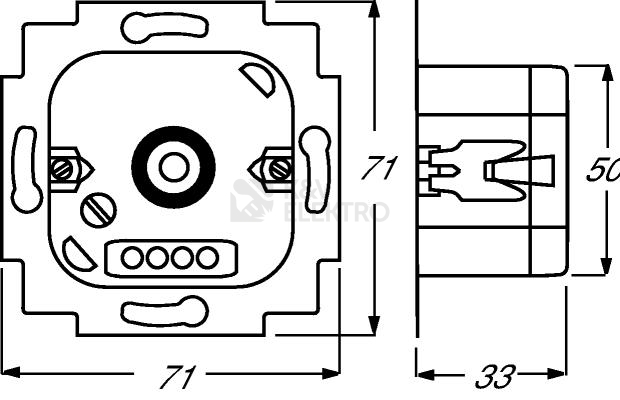 Obrázek produktu  ABB potenciometr DALI 6599-0-2987 (2117 U-500) 2CKA006599A2987 2