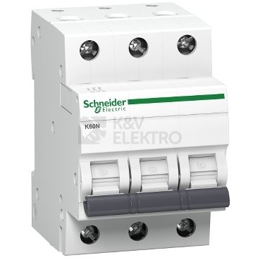 Obrázek produktu  Schneider Electric Acti 9 jistič K60N 3P C 10A 6kA 0