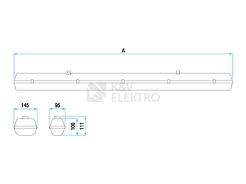 Obrázek produktu Zářivka Trevos PRIMA 118 AC E 1x18W 90115 1