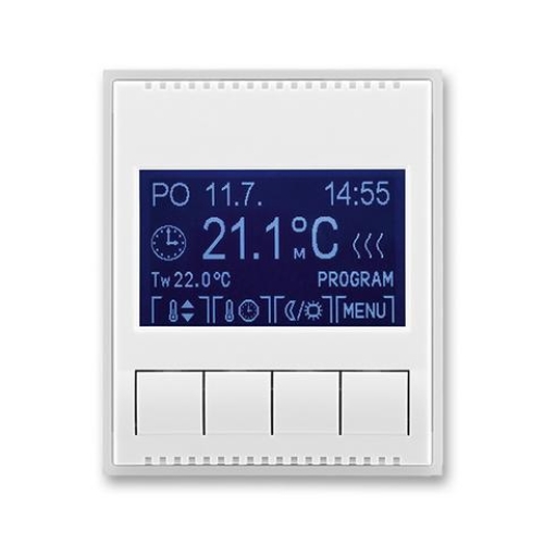 ABB Element,Time termostat pokojový bílá/ledová bílá 3292E-A10301 01 programovatelný