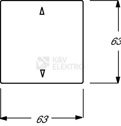 Obrázek produktu ABB kryt spínače žaluziového mechová bílá 2CKA006430A0385 Future Linear, Busch-axcent 6430-884-102 (6430-0-0385) 1