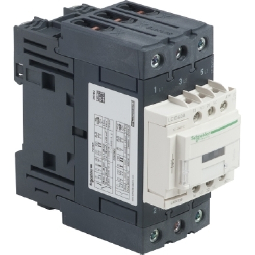 Schneider Electric TeSys 3P Everlink stykač AC3 440V 40A cívka 24V DC LC1D40ABD