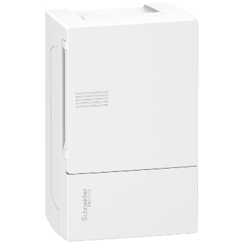 Rozvodnice nástěnná Schneider Electric Mini Pragma 4M IP40 plné dveře MIP12104