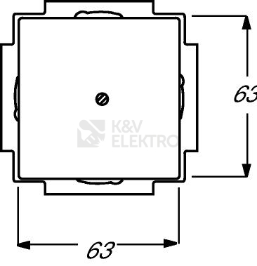 Obrázek produktu ABB kryt zaslepovací metalická šedá 2CKA001710A3843 Solo,Solo Carat, Busch-axcent 1742-803 (1710-0-3843) 1