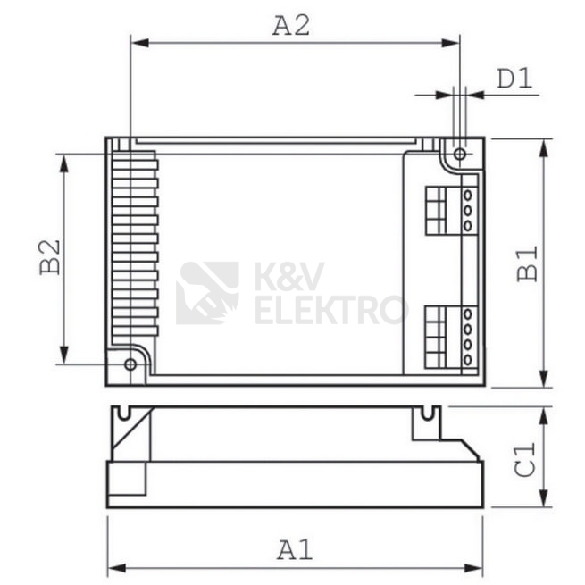 Obrázek produktu Elektronický předřadník Philips HF-P 2 22-42 PL-T/C/L/TL5C EII 1