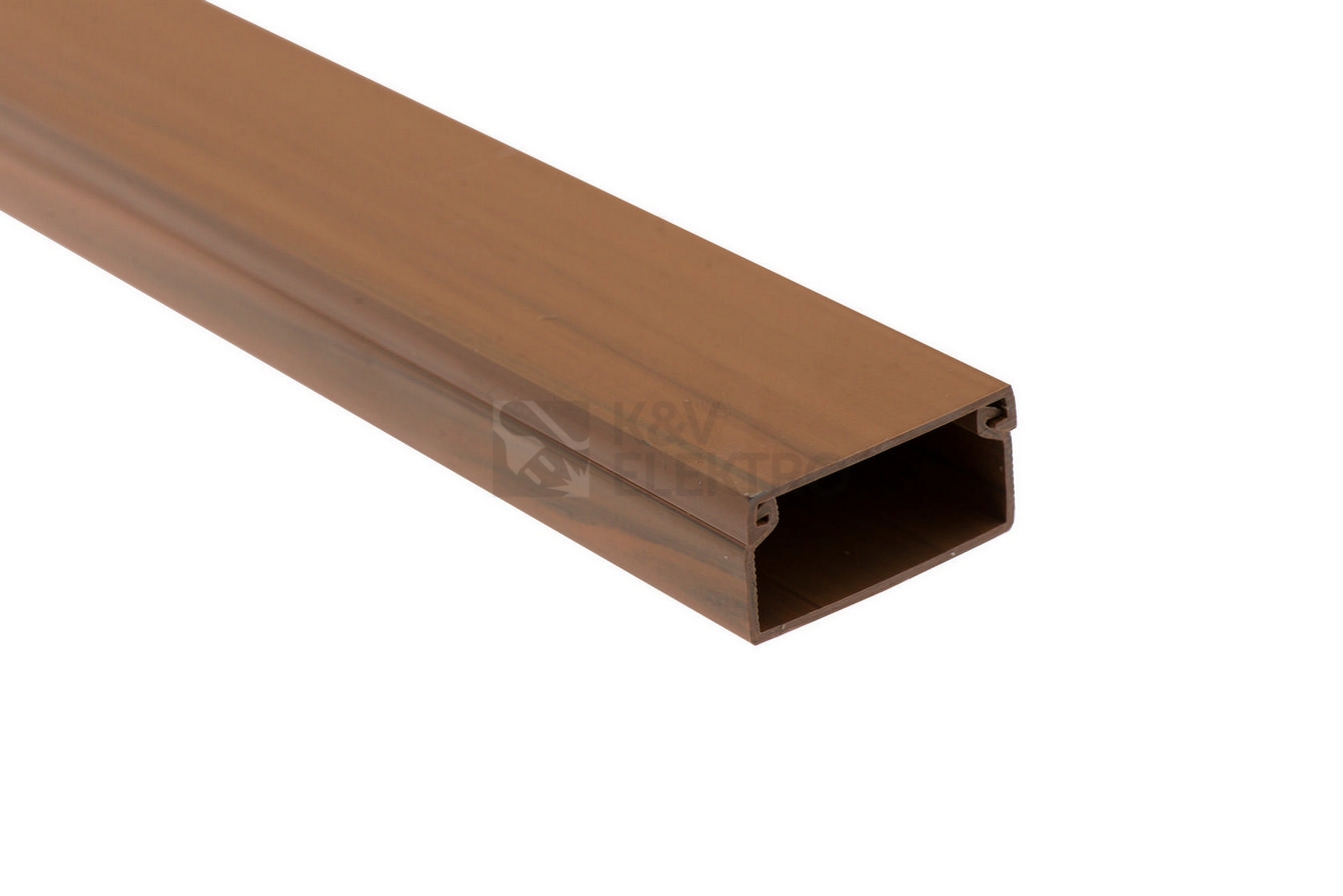 Obrázek produktu Lišta na kabely Malpro D1003-8835K EILM 30x25 2m imitace dřeva tmavá 0