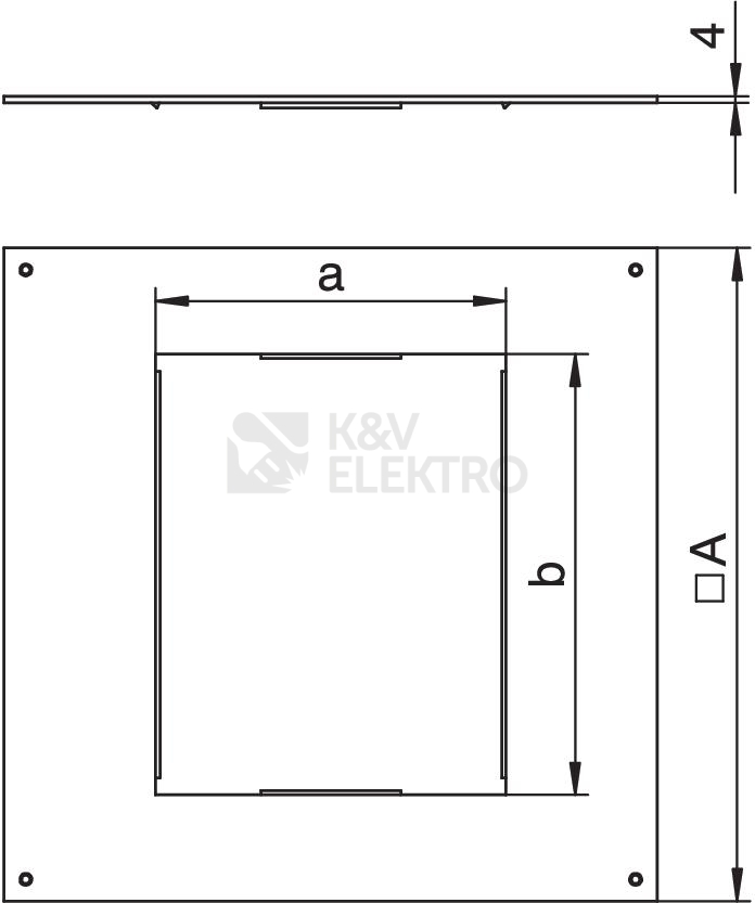 Obrázek produktu Montážní víko OBO DUG 350-3 6 7400509 2