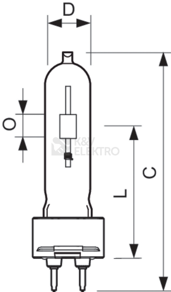 Obrázek produktu  Výbojka Philips MASTER CDM-T 35W/842 neutrální bílá 4200K 2