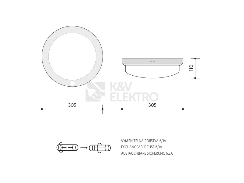 Obrázek produktu Svítidlo Panlux OLGA S OS-60/B s pohybovým čidlem bílá 1