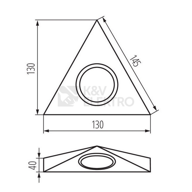 Obrázek produktu Nábytkové svítidlo Kanlux ZEPO LFD-T02-C/M 04381 2