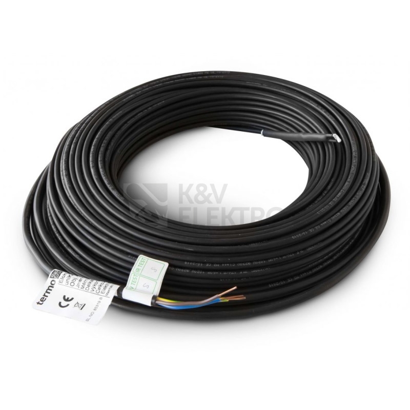 Obrázek produktu Topný kabel K&V thermo uniKABEL 2LF 17W/m 10m (170W) 0