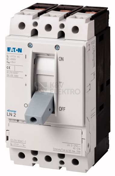Obrázek produktu Výkonový vypínač EATON LN2-160-I 160A 112002 0