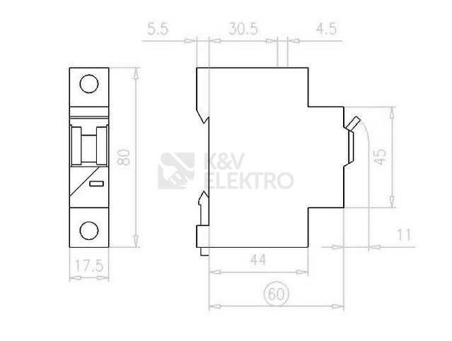 Obrázek produktu Jistič EATON PL6-C40/1 40A 286537 1