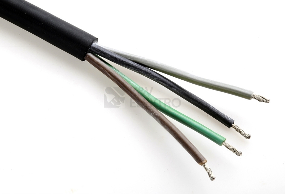 Obrázek produktu Kabel H05RR-F 4Gx1,5 (CGSG 4Bx1,5) metráž 0