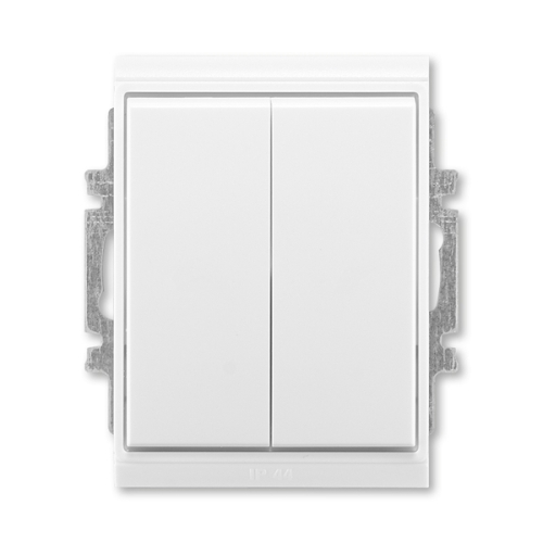 ABB Element,Time vypínač č.6+6 dvojitý IP44 bílá bílá 3558E-A52940 03