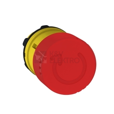 Obrázek produktu Schneider Electric Harmony nouzové tlačítko červené s aretací ZB5BS834 průměr 30mm uvolnit otočením 0