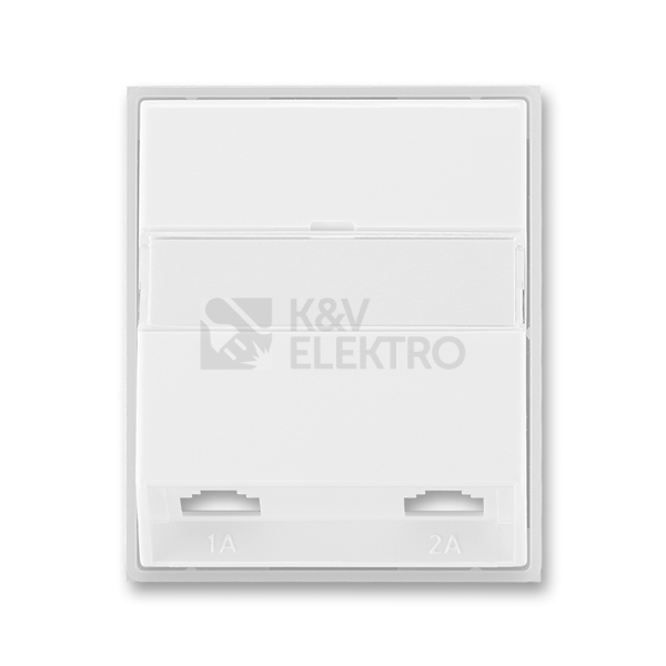 Obrázek produktu ABB Element,Time kryt zásuvky telefonní bílá/ledová bílá 5013E-A00215 01 0