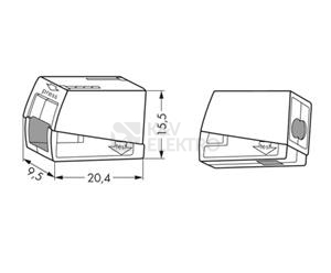 Obrázek produktu Svorka WAGO 224-112 3x2,5 lustrová 1