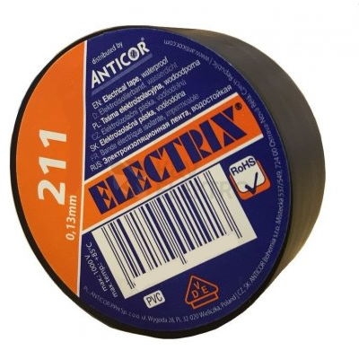 Obrázek produktu  Izolační páska Anticor Electric 38mm x 10m černá 0
