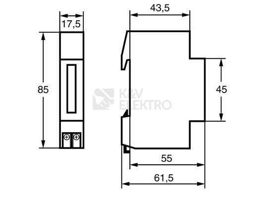 Obrázek produktu Počítadlo provozních hodin Paladin 311170 (BW 70.18) 230V 1008139 1