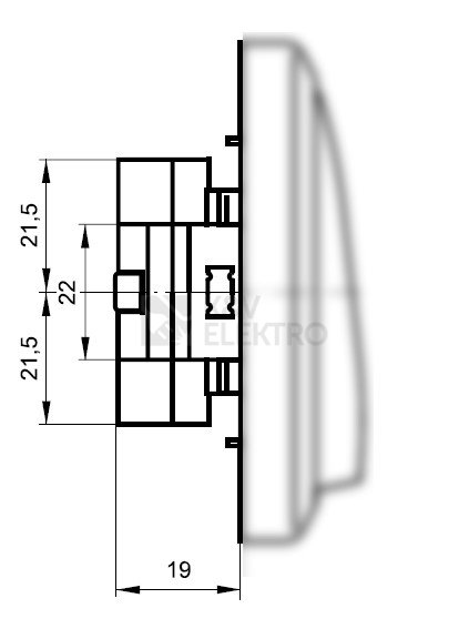 Obrázek produktu  ABB tlačítko č.1/0So 1/0S 3558-A91342 2