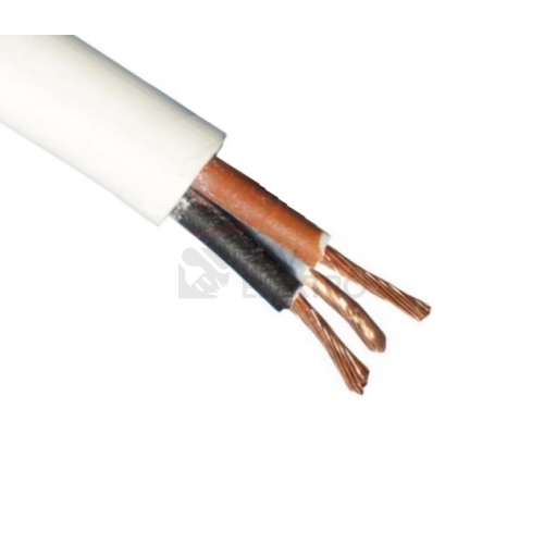 Kabel H05VV-F 3x1 bílá (CYSY 3Ax1) metráž