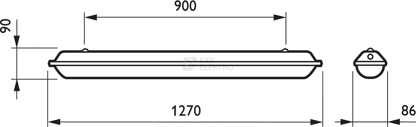 Obrázek produktu Zářivka Philips TCW060 1xTL-D58W HF IP65 1xG13/58W 1570mm 1