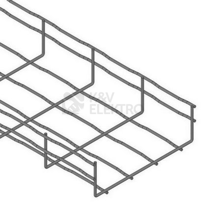 Obrázek produktu  Kabelový žlab KOPOS DZ 60X60 BF délka 3m 1