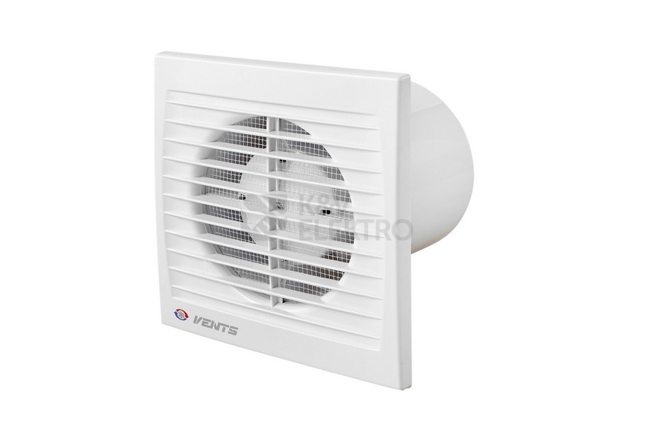 Obrázek produktu Axiální koupelnový ventilátor VENTS 125 SV s tahovým vypínačem 1009204 0