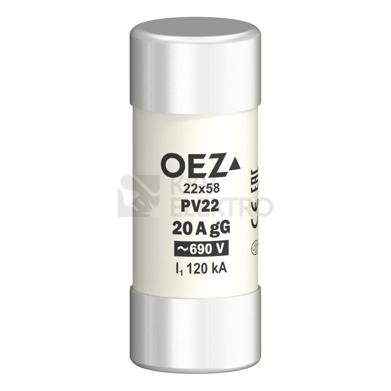 Obrázek produktu Pojistka válcová OEZ PV22 20A gG 0