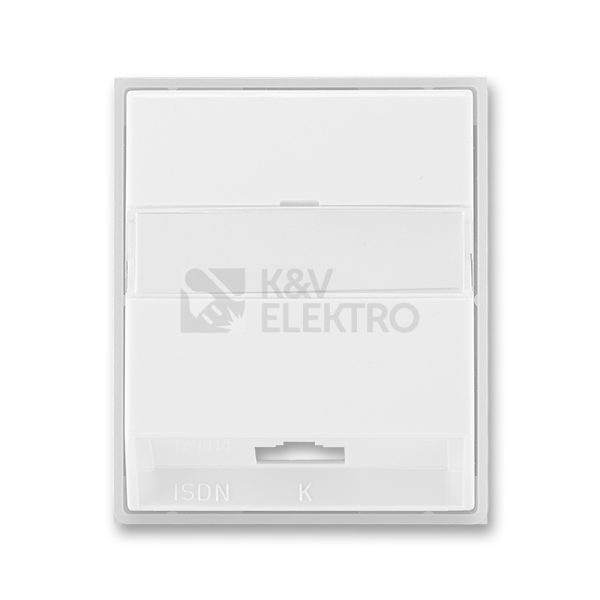 Obrázek produktu ABB Element,Time kryt zásuvky ISDN bílá/ledová bílá 5013E-A00251 01 0