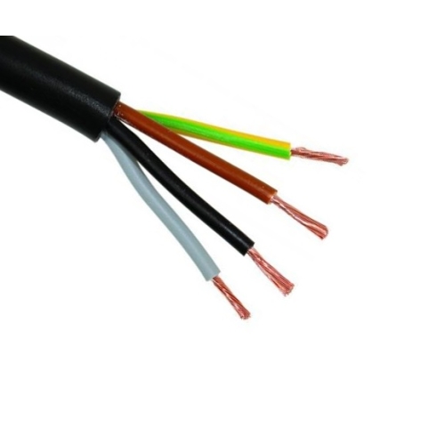 Kabel H05VV-F 4Gx1,5 černá (CYSY 4Bx1,5) metráž