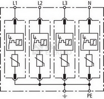 Obrázek produktu Svodič přepětí DEHNguard 952400 DG M TNS 275 1