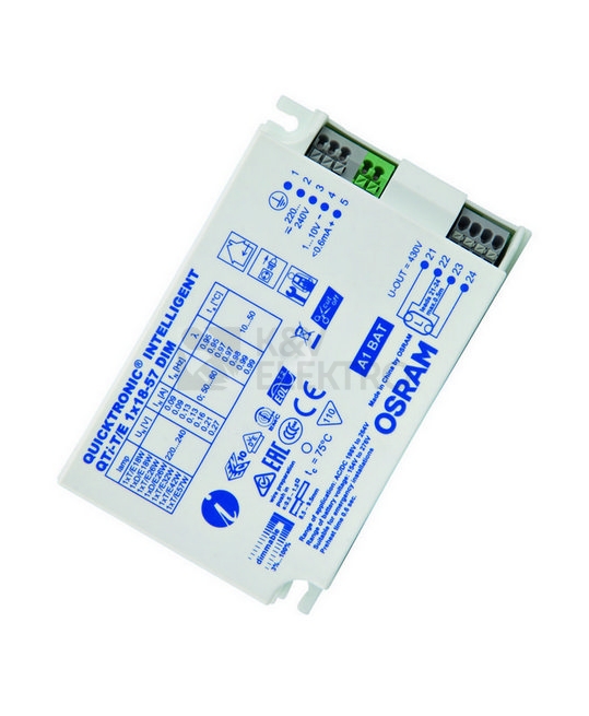 Obrázek produktu  Elektronický předřadník pro zářivky OSRAM QUICKTRONIC QTi T/E 1x18-57 DIM 1-10V 0