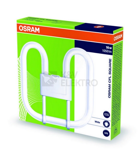 Obrázek produktu Úsporná zářivka OSRAM CFL SQUARE 16W/835/2pin GR8 teplá bílá 3500K 1