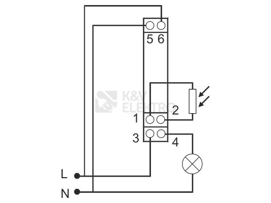 Obrázek produktu Spínač soumrakový PALADIN 923500 s externím čidlem IP54 1008149 3