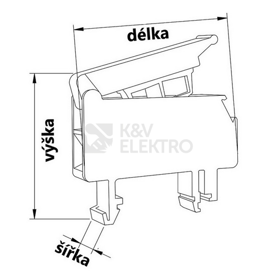 Obrázek produktu Svorka Elektro Bečov RSP-4 pojistková A631210 2