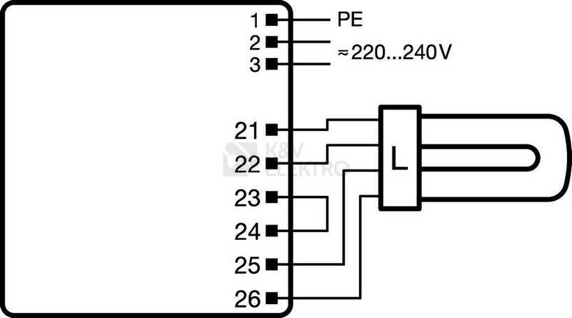 Obrázek produktu Elektronický předřadník OSRAM QTP-M 2X26-32/230-240V S 1