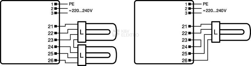 Obrázek produktu Elektronický předřadník OSRAM QTP-M 2X26-32/230-240V S 5