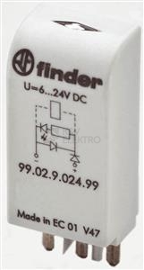 Obrázek produktu Modul Finder 99.02.0.230.98 s led ochrannou diodou 110-240 V AC/DC 0